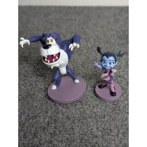 Disney Junior Vampirina PVC Figurines Glitter Vampirina & Wolfie Cake Toppers